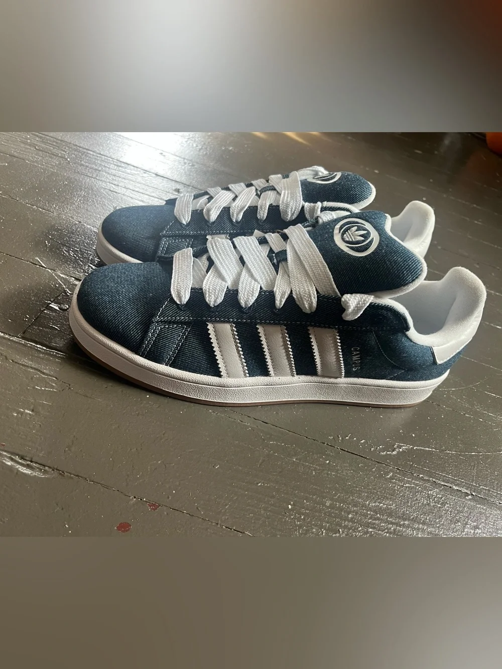 adidas Campus Men’s Navy & White Low-Top Sneakers